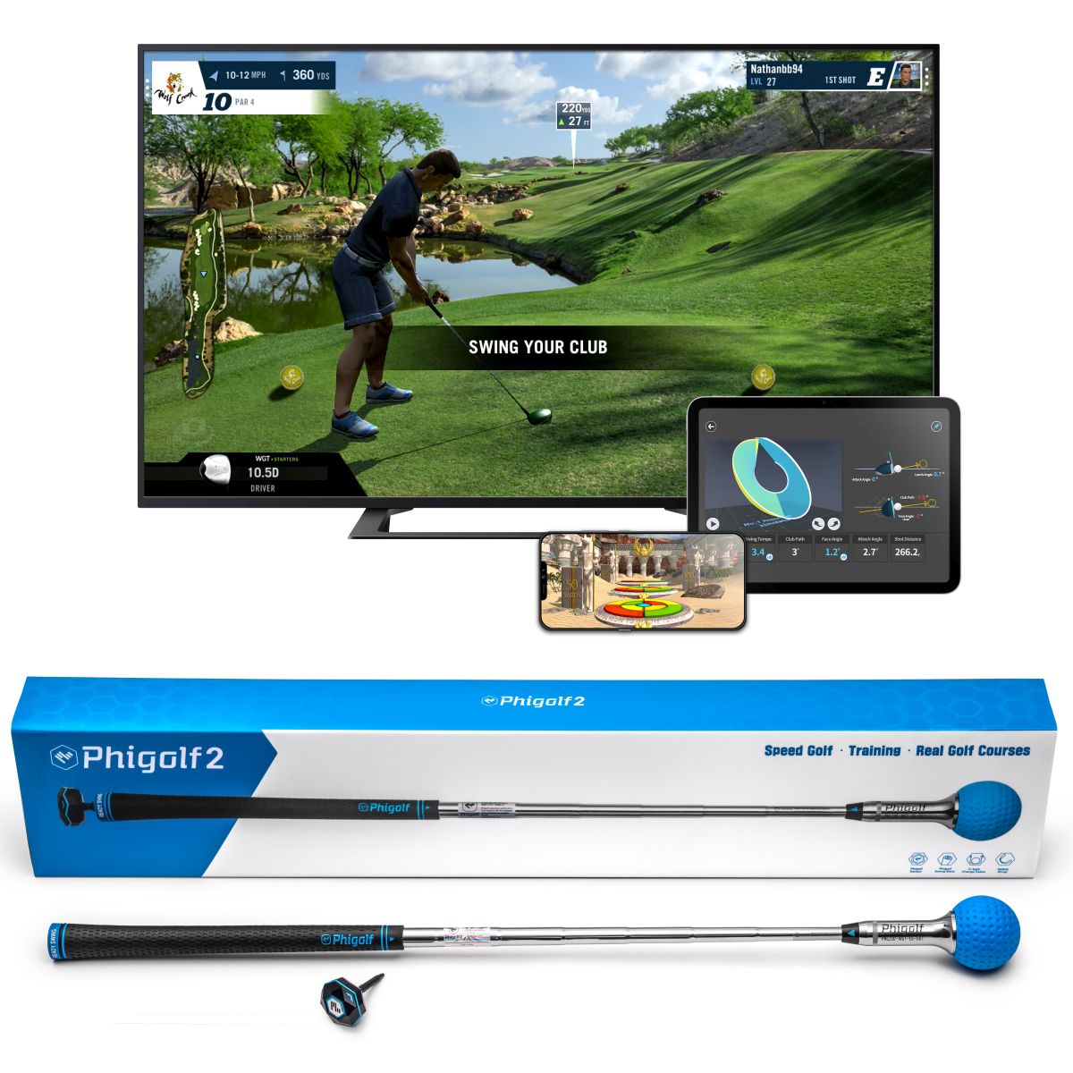 PhiGolf 2 - Home Golf Simulator